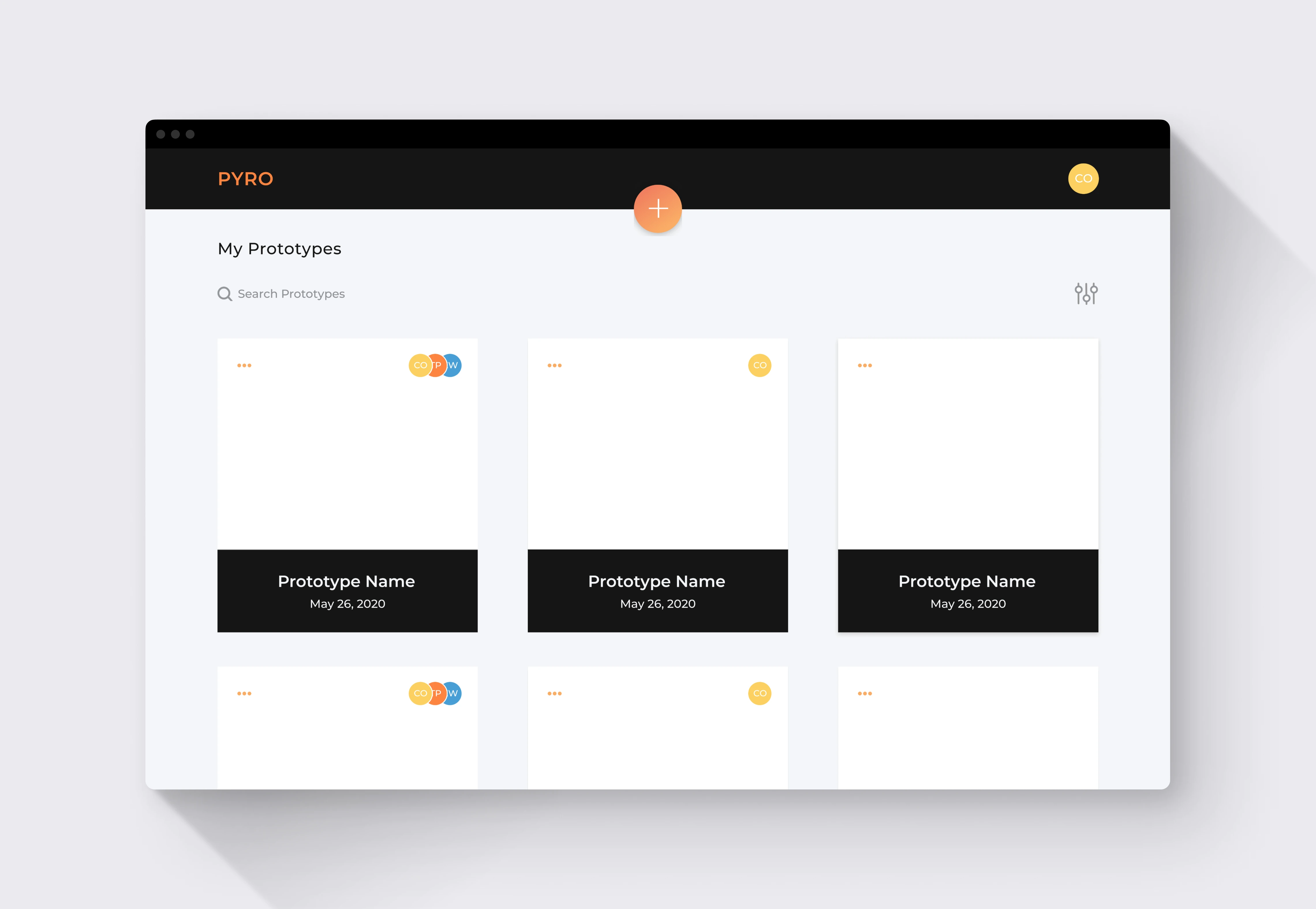 Iteration 5 — mid-fidelity wireframes